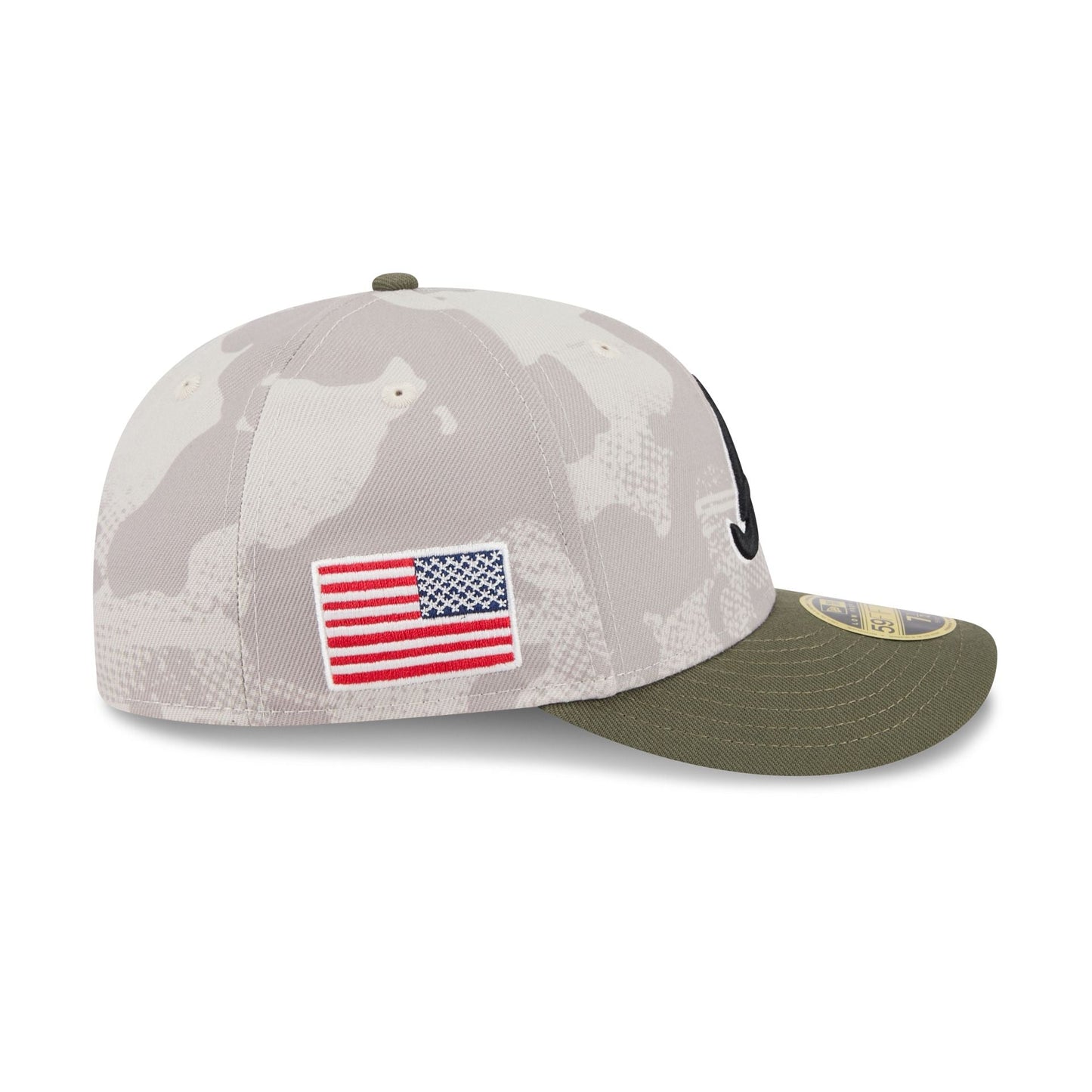 Atlanta Braves Armed Forces Day 2025 Low Profile 59FIFTY Fitted Hat
