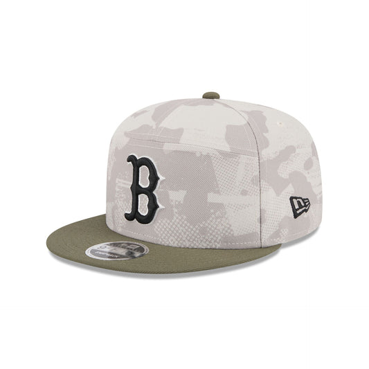 Boston Red Sox Armed Forces Day 2025 9FIFTY Split Panel Snapback Hat