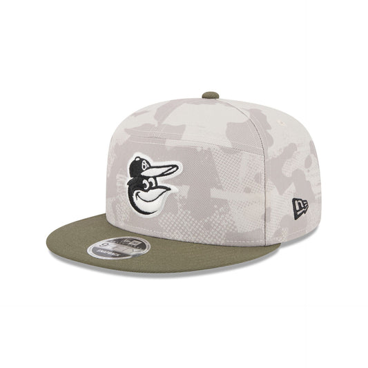 Baltimore Orioles Armed Forces Day 2025 9FIFTY Split Panel Snapback Hat