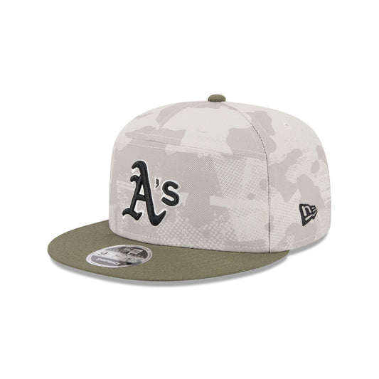 Athletics Armed Forces Day 2025 9FIFTY Split Panel Snapback Hat