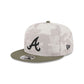 Atlanta Braves Armed Forces Day 2025 9FIFTY Split Panel Snapback Hat