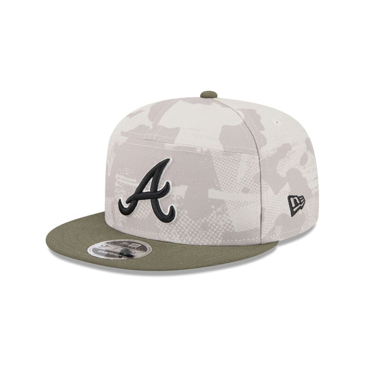 Atlanta Braves Armed Forces Day 2025 9FIFTY Split Panel Snapback Hat