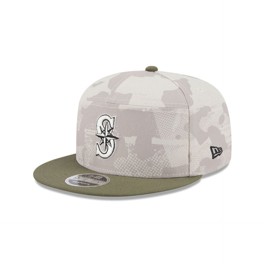 Seattle Mariners Armed Forces Day 2025 9FIFTY Split Panel Snapback Hat