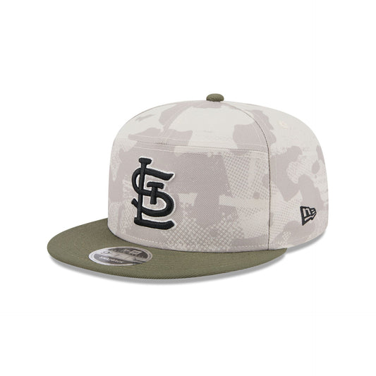 St. Louis Cardinals Armed Forces Day 2025 9FIFTY Split Panel Snapback Hat