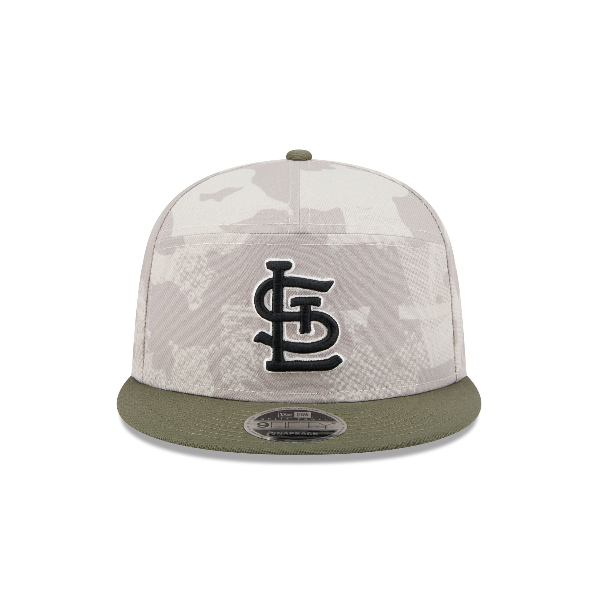 St. Louis Cardinals Armed Forces Day 2025 9FIFTY Split Panel Snapback Hat