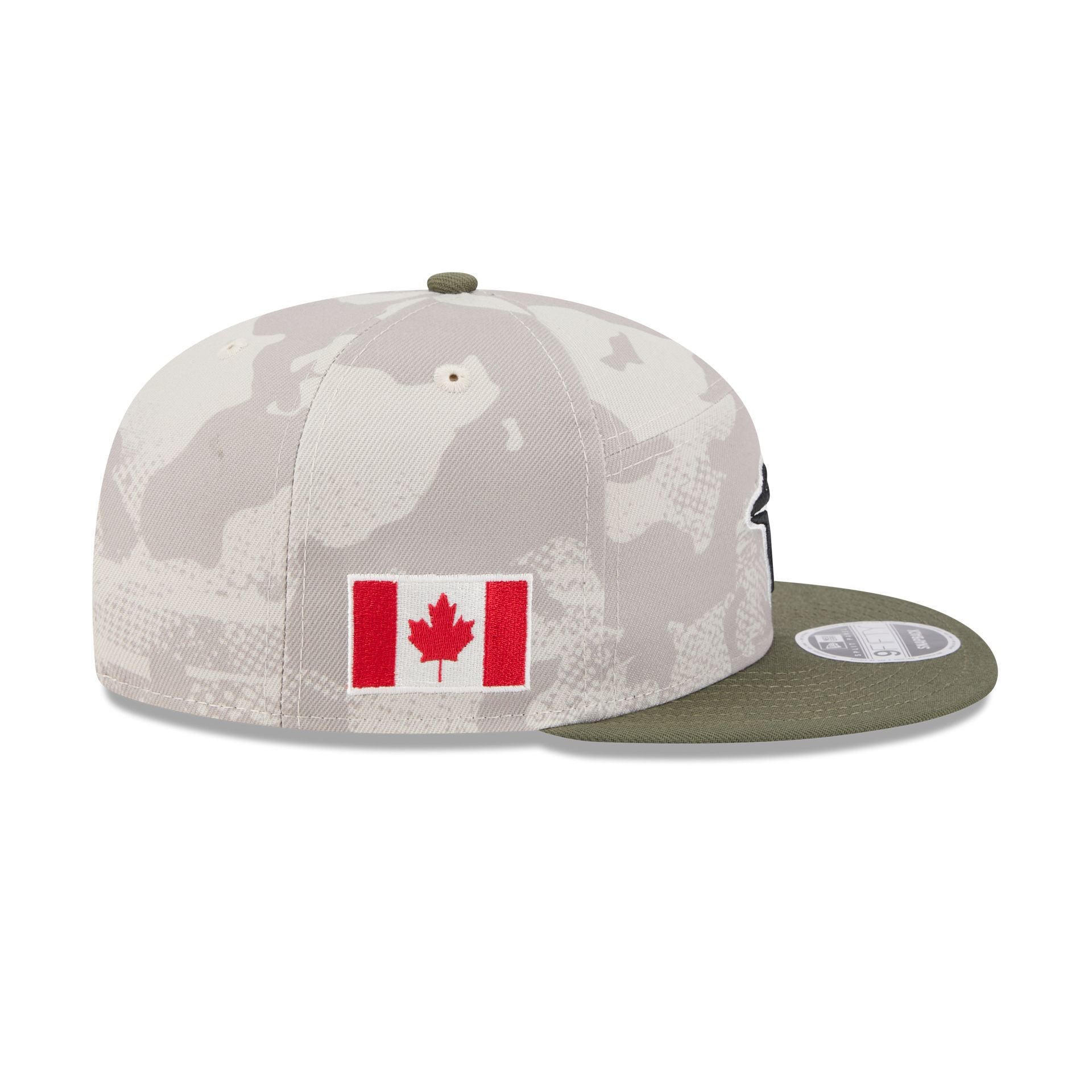 Toronto Blue Jays Armed Forces Day 2025 9FIFTY Split Panel Snapback Hat