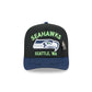 Seattle Seahawks 2025 Draft Black 59FIFTY A-Frame Fitted Hat