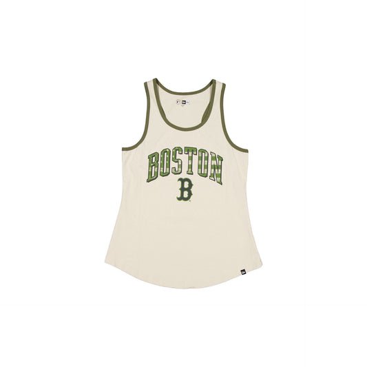 Boston Red Sox Armed Forces Day 2025 Women's Stone Tank Top