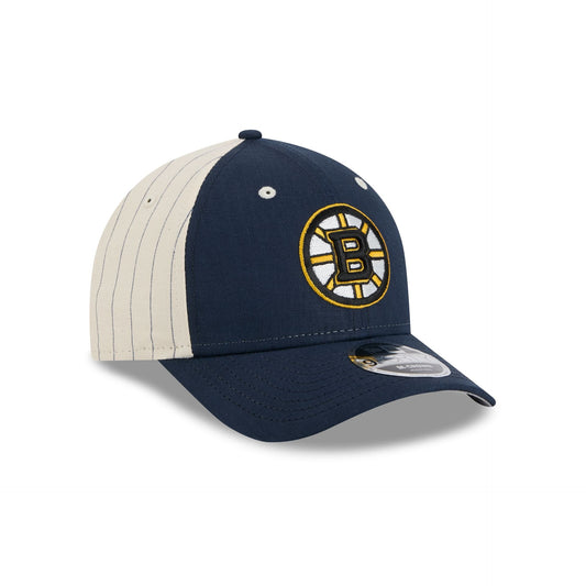 Boston Bruins Linen 9FORTY M-Crown Snapback Hat