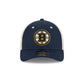 Boston Bruins Linen 9FORTY M-Crown Snapback Hat