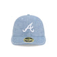 Atlanta Braves Hand Stitched Chambray Low Profile 59FIFTY Fitted Hat