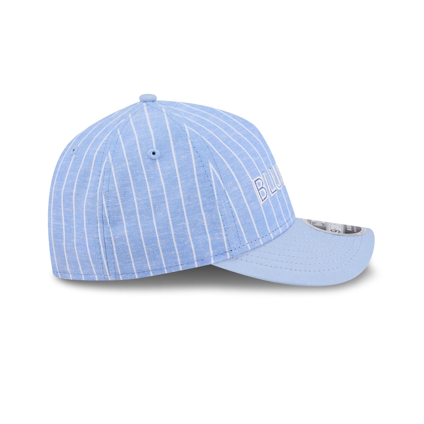 Toronto Blue Jays Pinstripe Linen 9FORTY M-Crown A-Frame Snapback Hat