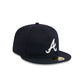 Atlanta Braves Retro Crown Boho Wool 59FIFTY Fitted Hat