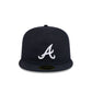 Atlanta Braves Retro Crown Boho Wool 59FIFTY Fitted Hat