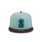 Seattle Mariners Beach Kiss Blue 59FIFTY A-Frame Fitted Hat