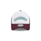 Seattle Mariners Optic White 9FORTY A-Frame Snapback Hat