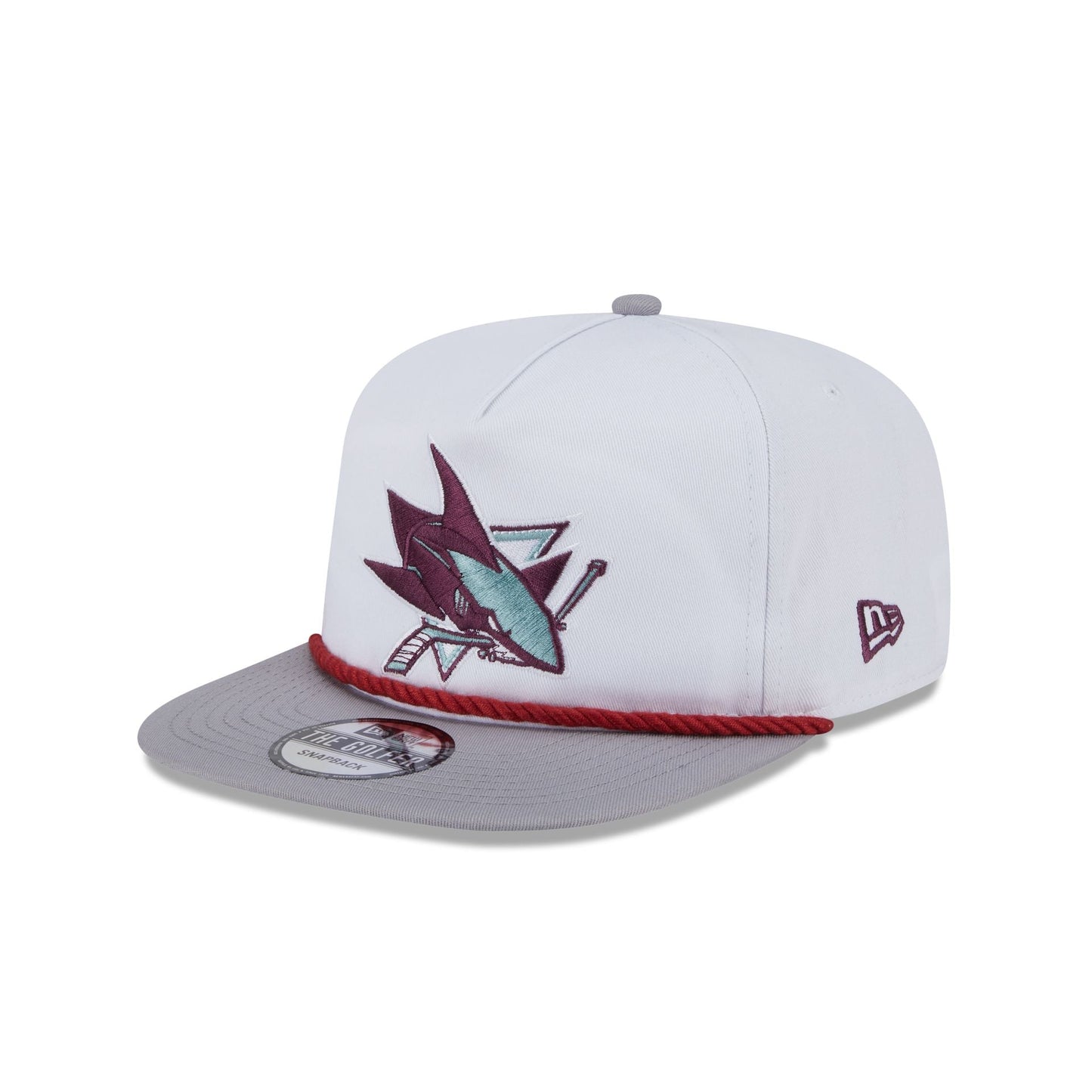 San Jose Sharks Optic White Golfer Hat