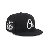 Baltimore Orioles Diet Starts Monday Can't Teach Taste Black 59FIFTY Fitted Hat