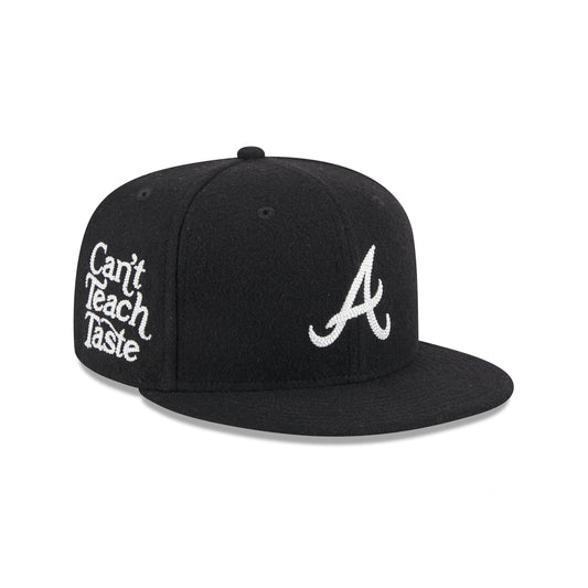 Atlanta Braves Diet Starts Monday Can't Teach Taste Black 59FIFTY Fitted Hat