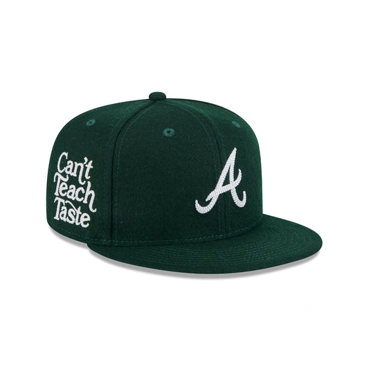Atlanta Braves Diet Starts Monday Can't Teach Taste Green 59FIFTY Fitted Hat