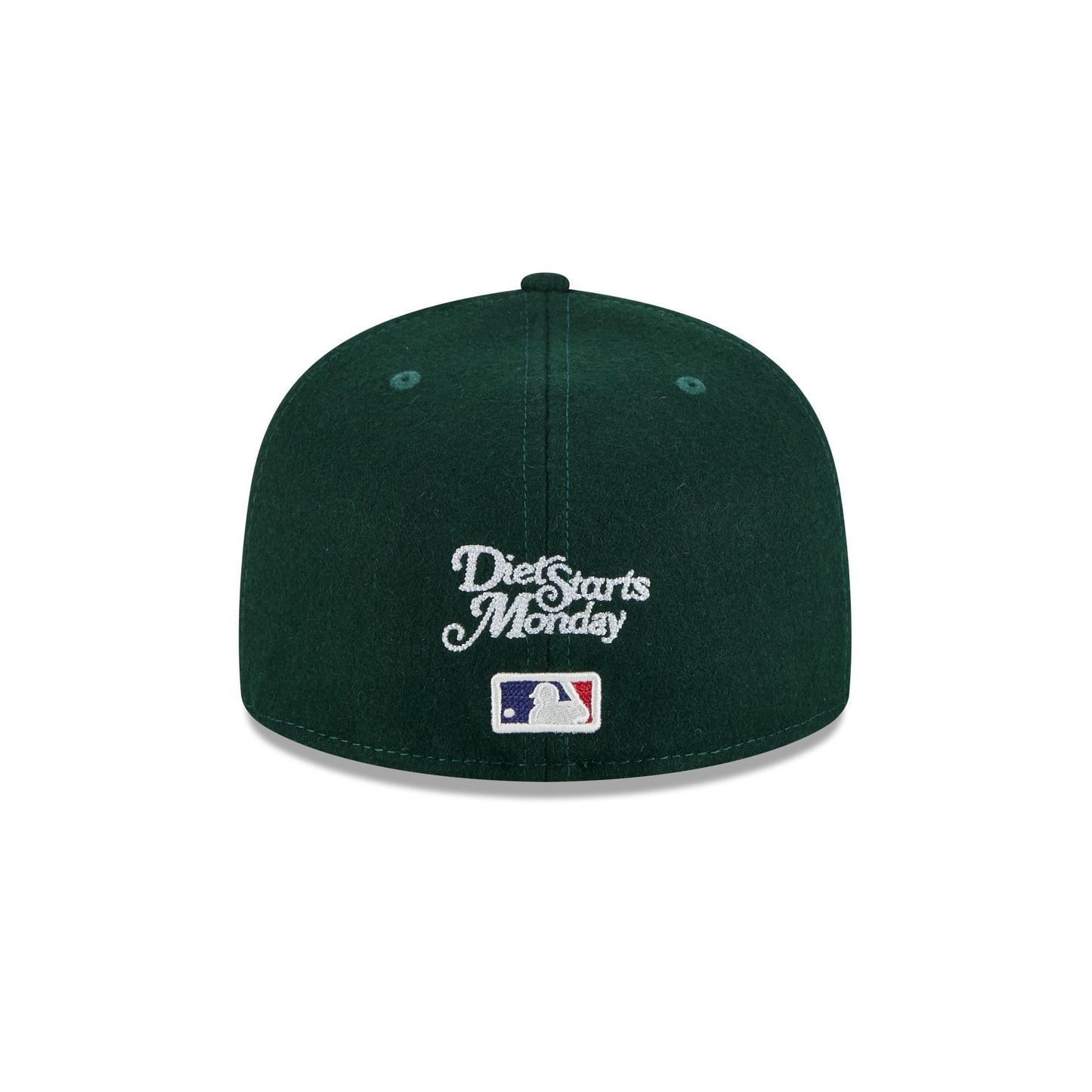 Atlanta Braves Diet Starts Monday Can't Teach Taste Green 59FIFTY Fitted Hat