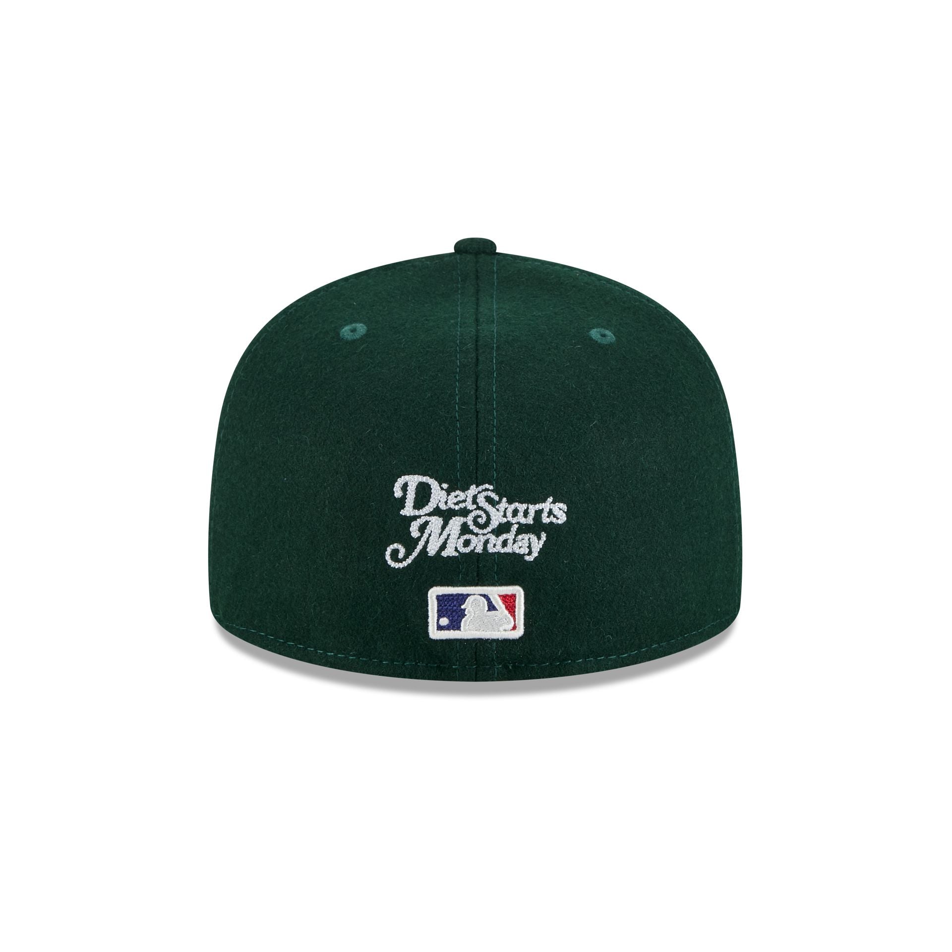 Atlanta Braves Diet Starts Monday Can't Teach Taste Green 59FIFTY Fitted Hat