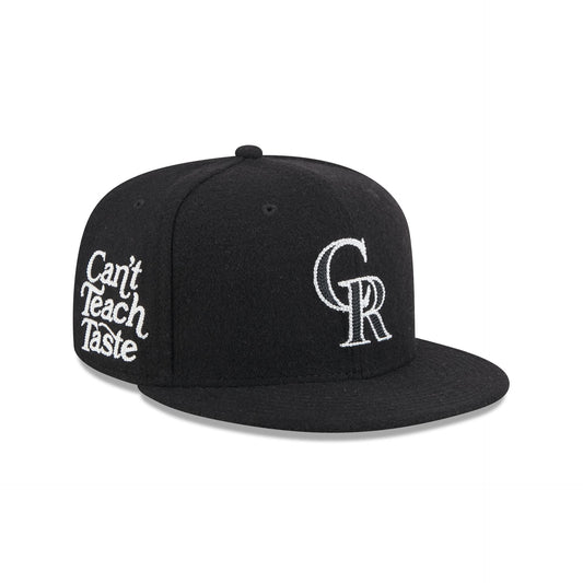 Colorado Rockies Diet Starts Monday Can't Teach Taste Black 59FIFTY Fitted Hat