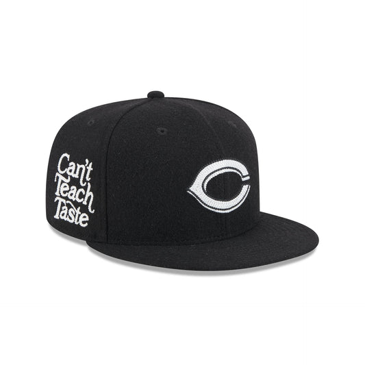 Cincinnati Reds Diet Starts Monday Can't Teach Taste Black 59FIFTY Fitted Hat