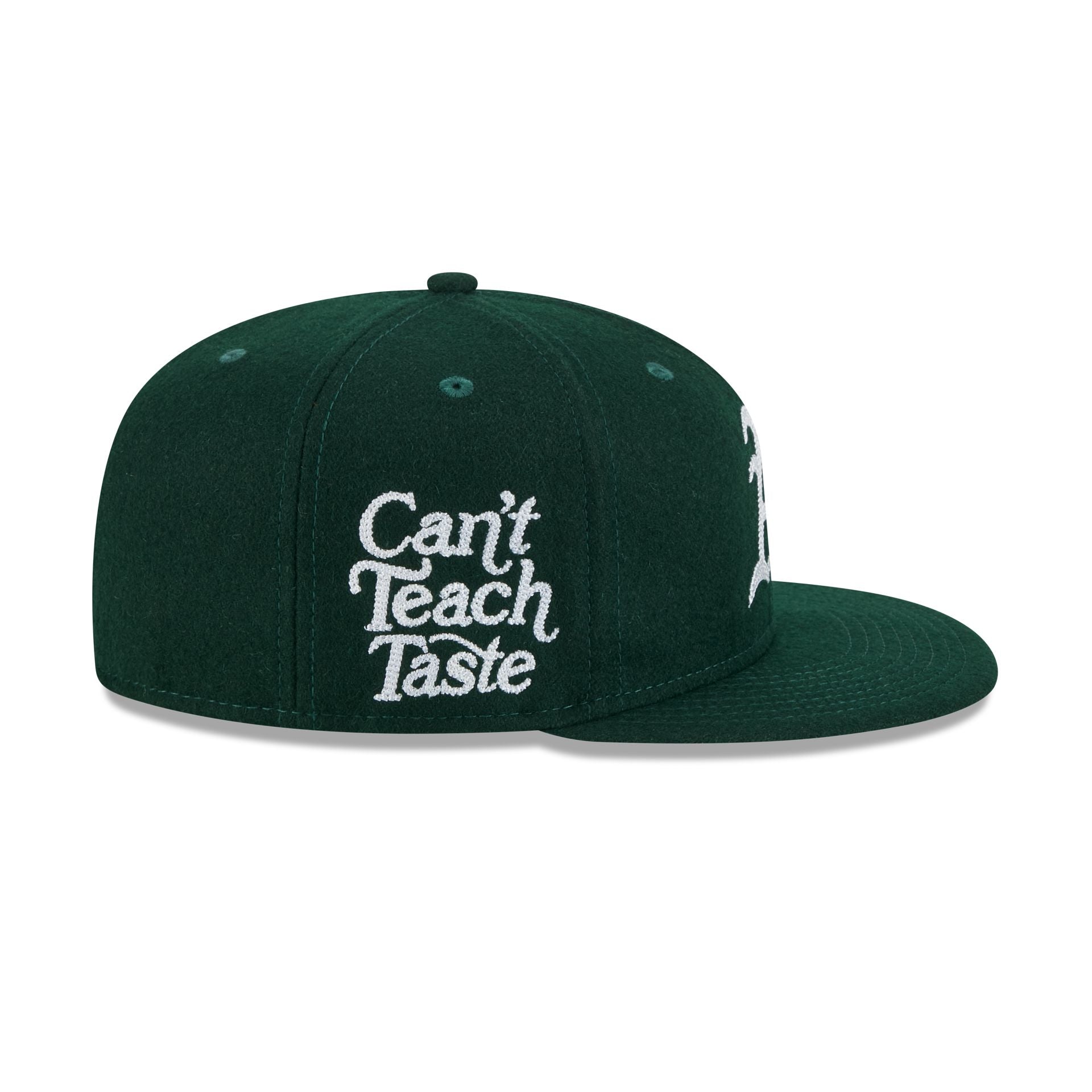 Athletics Diet Starts Monday Can't Teach Taste Green 59FIFTY Fitted Hat