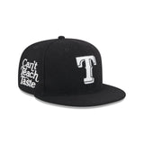 Texas Rangers Diet Starts Monday Can't Teach Taste Black 59FIFTY Fitted Hat