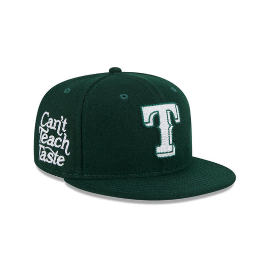 Texas Rangers Diet Starts Monday Can't Teach Taste Green 59FIFTY Fitted Hat