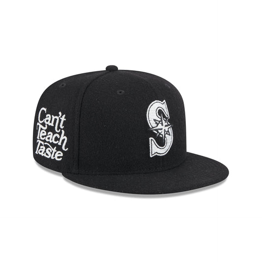 Seattle Mariners Diet Starts Monday Can't Teach Taste Black 59FIFTY Fitted Hat