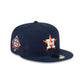 Team Linen Houston Astros 59FIFTY Fitted Hat