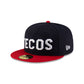 Tecolotes de los Dos Laredos LMB 100th Anniversary Alt Navy 59FIFTY Fitted Hat