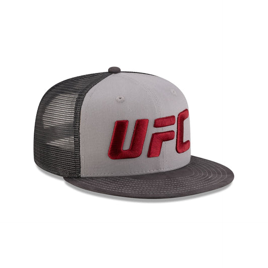 UFC Suede Gray 9FIFTY Trucker Hat