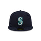 Seattle Mariners Floral Undervisor 59FIFTY Fitted Hat