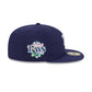 Tampa Bay Rays Floral Undervisor 59FIFTY Fitted Hat