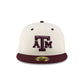 Texas A&M Aggies Chrome White 59FIFTY Fitted Hat