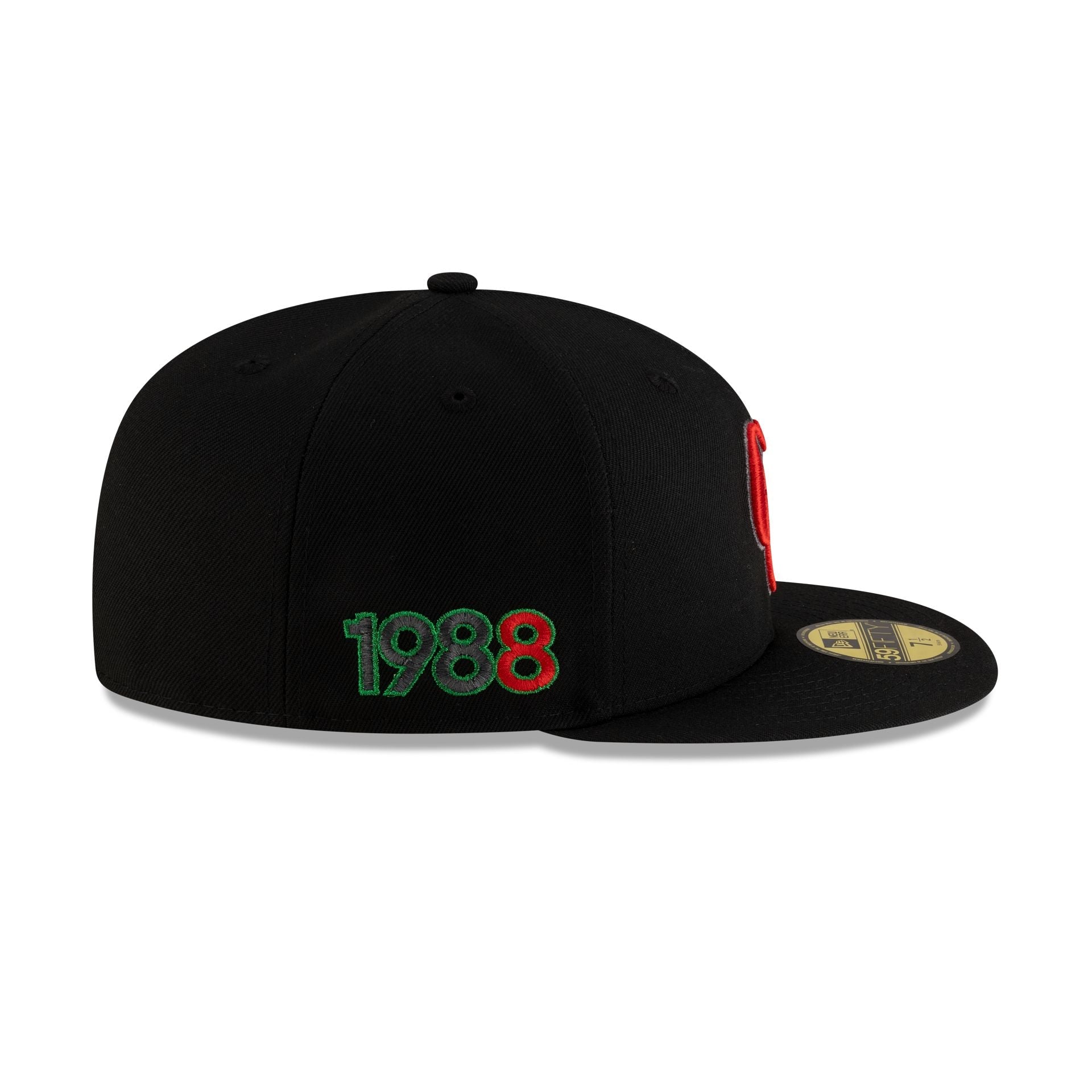 Clark Atlanta Panthers Black 59FIFTY Fitted Hat