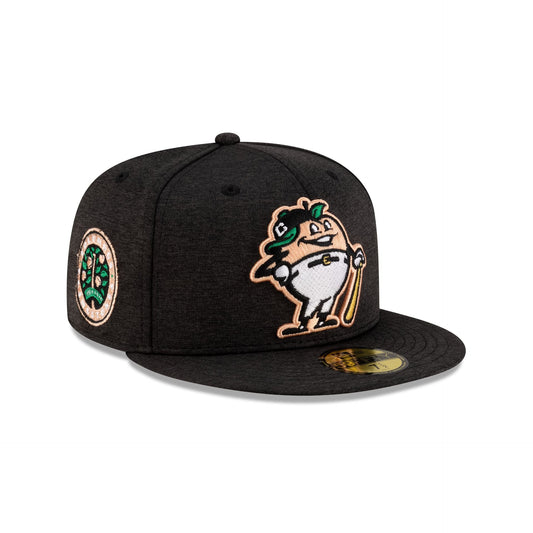 Columbus Clingstones Shadow Tech Black 59FIFTY Fitted Hat