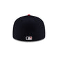 Atlanta Braves Mascot Navy 59FIFTY Fitted Hat