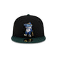 Tampa Bay Rays Mascot Black 59FIFTY Fitted Hat
