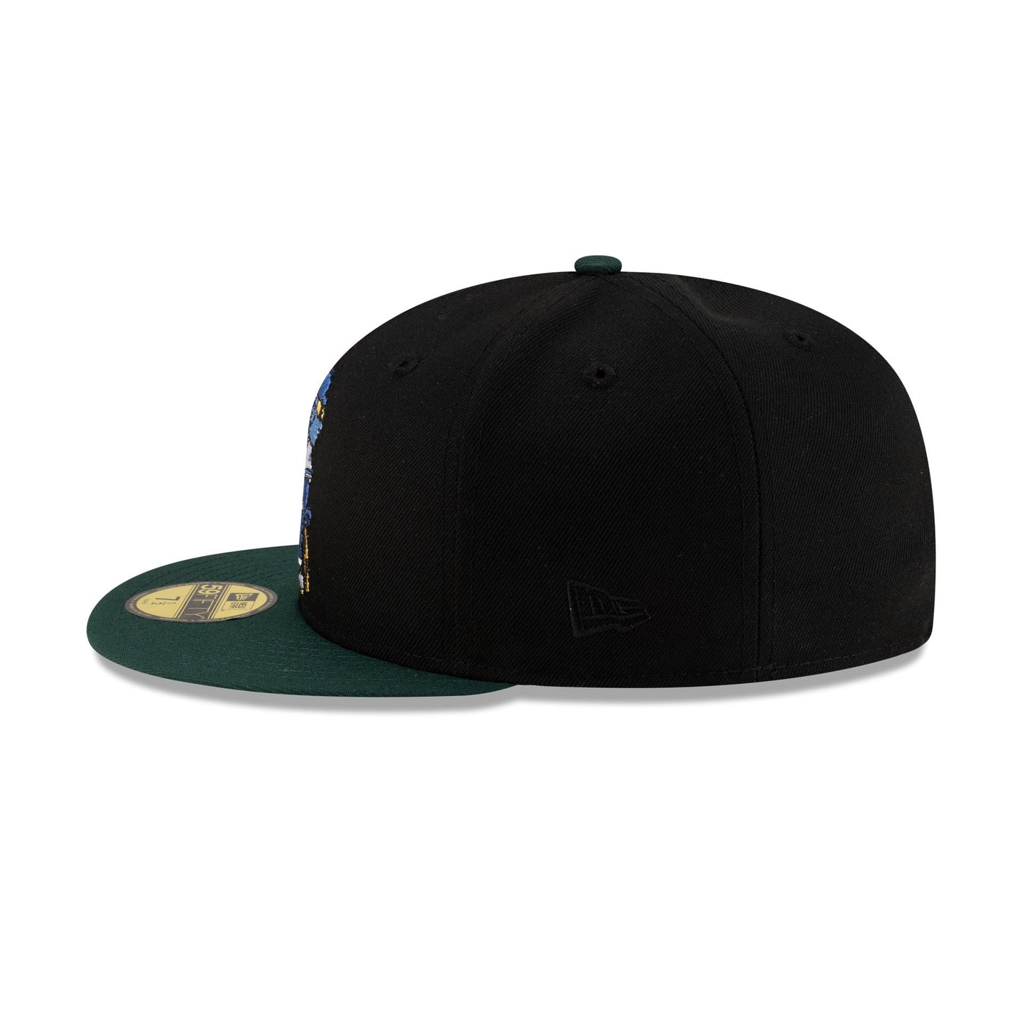 Tampa Bay Rays Mascot Black 59FIFTY Fitted Hat