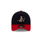 Atlanta Braves Mascot Navy 9FORTY A-Frame Snapback Hat